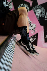 DONT BE A PR!CK SOCKS - BLACK