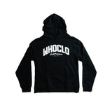 WHOCLO VARSITY HEAVYWEIGHT HOODIE - BLACK