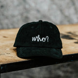 CORD DAD CAP - BLACK