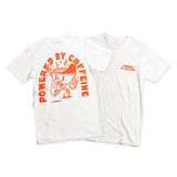 POWERED BY CAFFEINE - WHITE