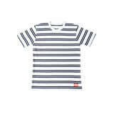 WORKWEAR STRIPE TEE - BLUE/WHT