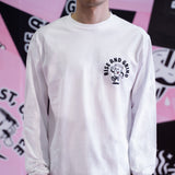 RISE AND GRIND LONGSLEEVE T-SHIRT - WHITE