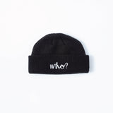 LOGO BEANIE - BLACK