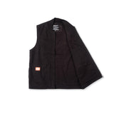 CANVAS WORKWEAR GILET - BLACK