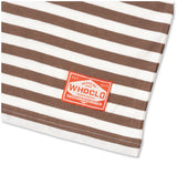 WORKWEAR STRIPE TEE - BROWN/CREAM