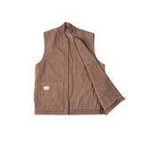 CANVAS WORKWEAR GILET - WALNUT