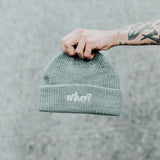 LOGO BEANIE - GREY