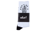 DONT BE A PR!CK SOCKS - WHITE