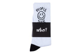 PEOPLE SUCK SOCKS - WHITE