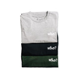 WHO? OG LOGO TEES - 3 PACK