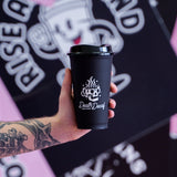 REUSABLE COFFEE CUP - DEATH BEFORE DECAF