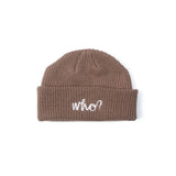 LOGO BEANIE - WALNUT