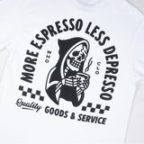 MORE ESPRESSO LESS DEPRESSO - WHITE