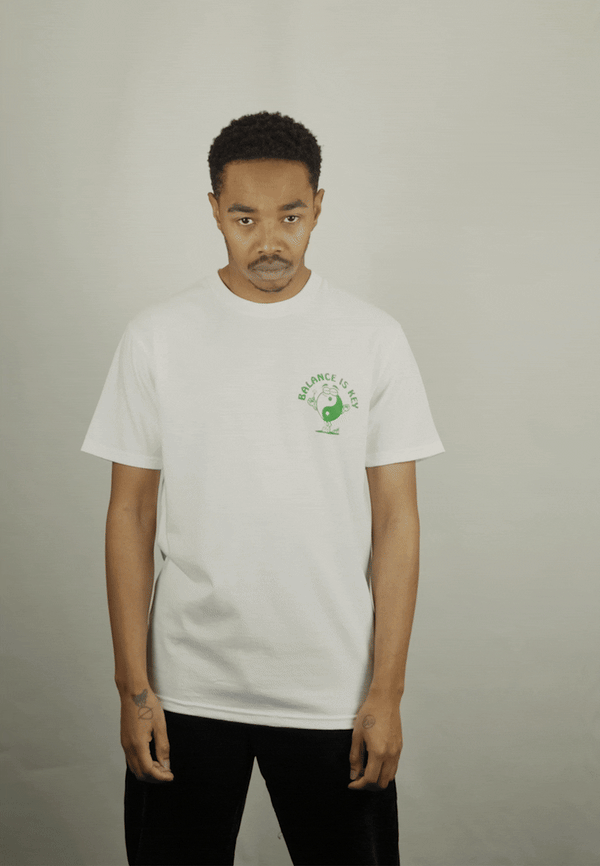 BALANCE IS KEY - WHITE