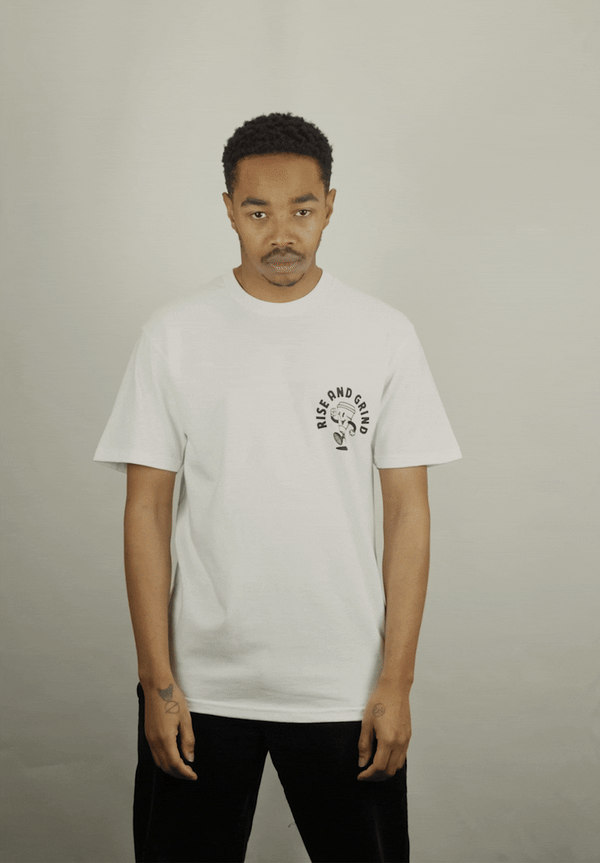 RISE AND GRIND - WHITE