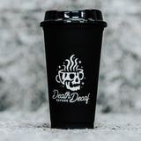 REUSABLE COFFEE CUP - DEATH BEFORE DECAF