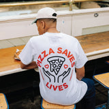PIZZA SAVES LIVES