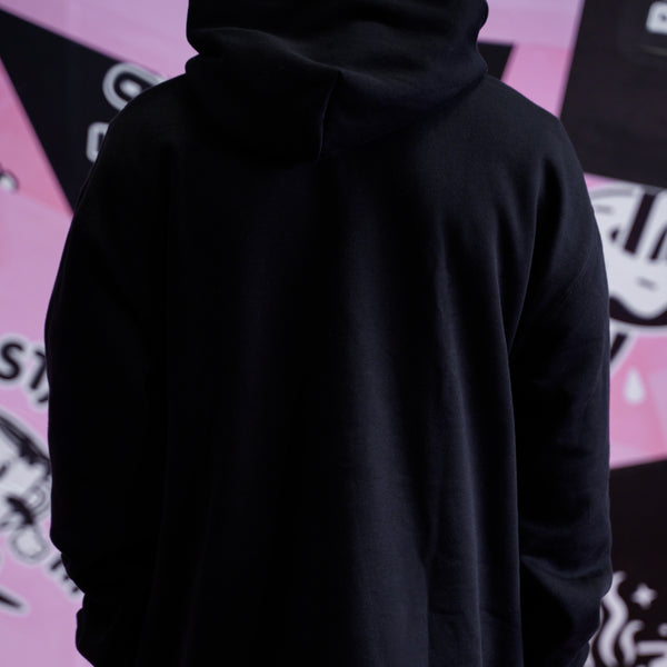 WHO LOGO  HEAVYWEIGHT HOODIE - BLACK