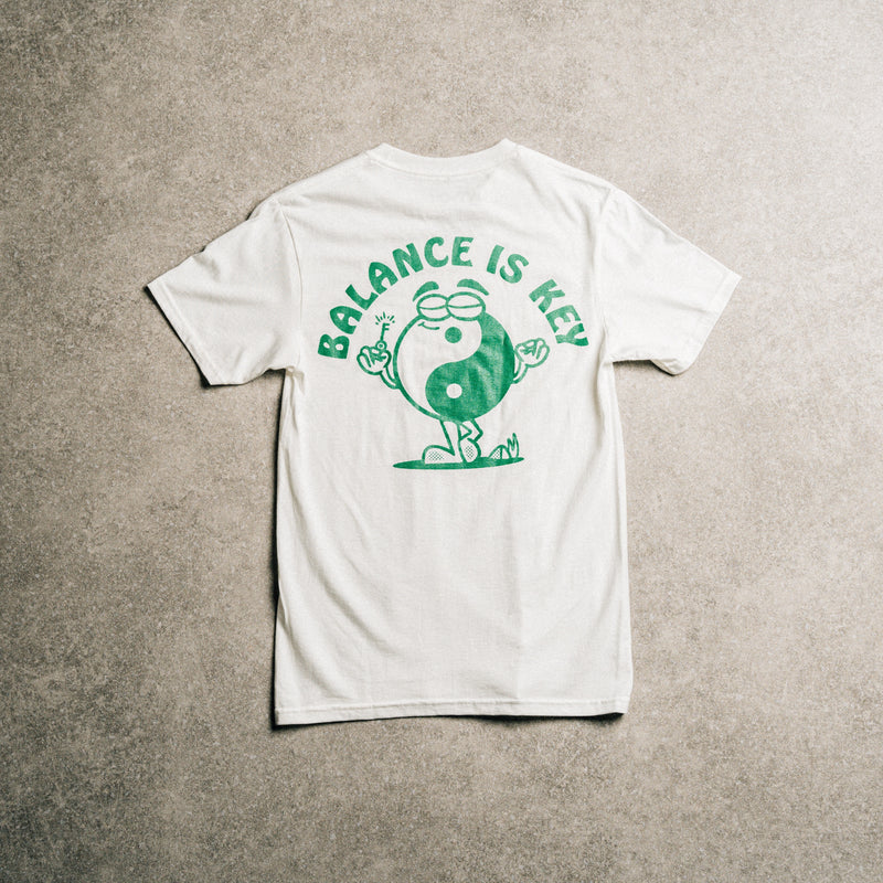 BALANCE IS KEY - WHITE