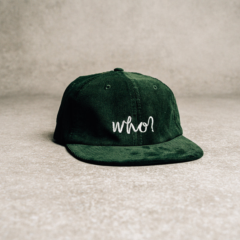 CORD DAD CAP - OLIVE