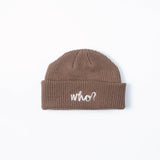 LOGO BEANIE - WALNUT