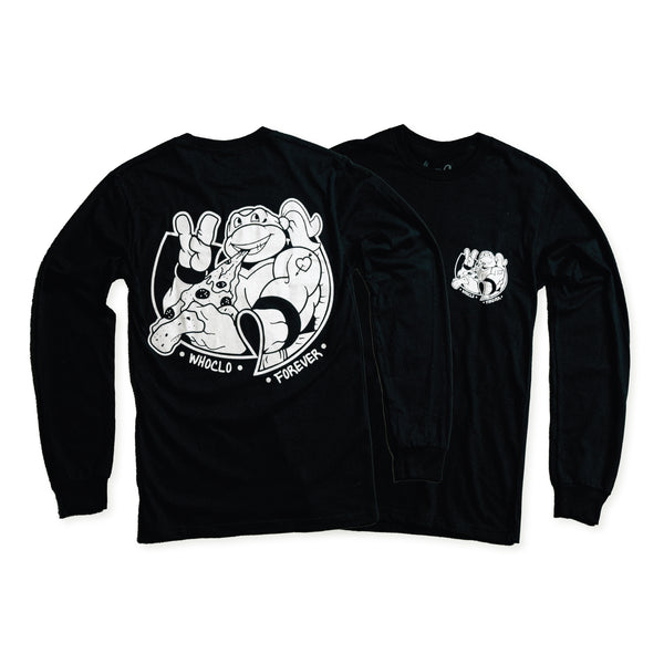 PROTECT YA NECK LONGSLEEVE T-SHIRT - BLACK