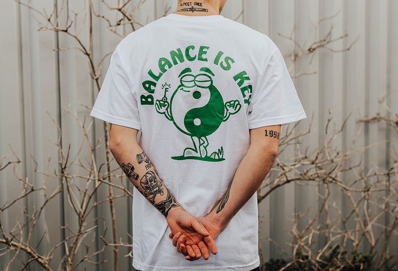 BALANCE IS KEY - WHITE