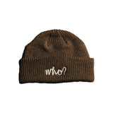 LOGO BEANIE - WALNUT
