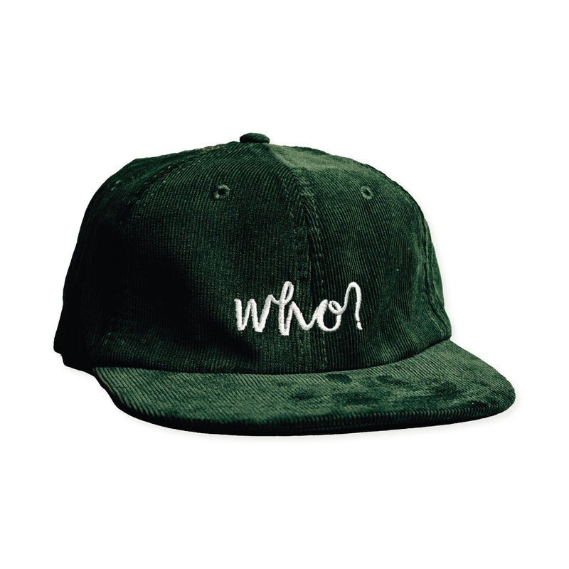 CORD DAD CAP - OLIVE