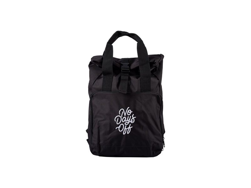 ROLL TOP BACKPACK - BLACK