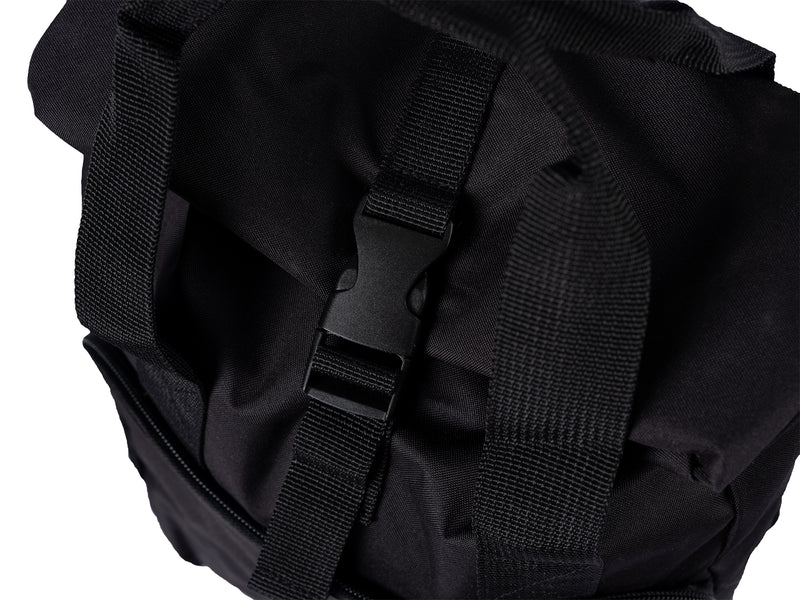 ROLL TOP BACKPACK - BLACK