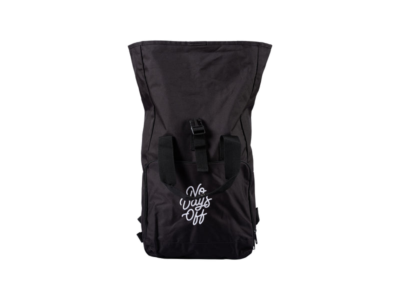 ROLL TOP BACKPACK - BLACK