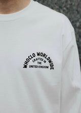 WORLDWIDE LONGSLEEVE T-SHIRT - WHITE