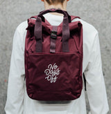 ROLL TOP BACKPACK - BURGUNDY