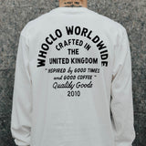 WORLDWIDE LONGSLEEVE T-SHIRT - WHITE